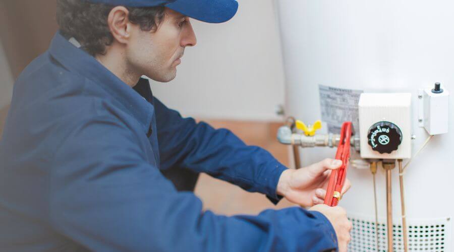 Professional water heater repair in Marquez, TX